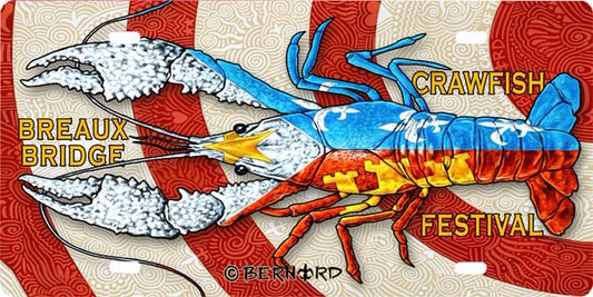 Crawfish License Plate